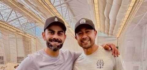 After Break, Virat Kohli Swings Back Into Action With Gujarat Titans Coach