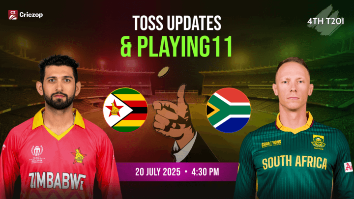 Zimbabwe T20I Tri-Series 2025 - ZIM vs SA: Toss Update