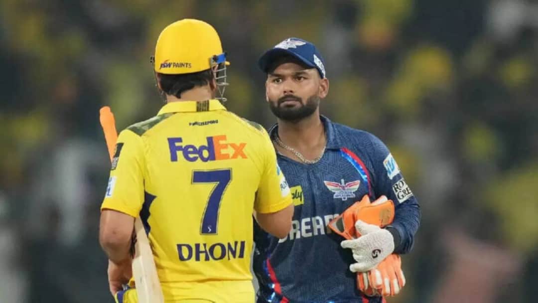 MS Dhoni won the Player Of The Match against LSG